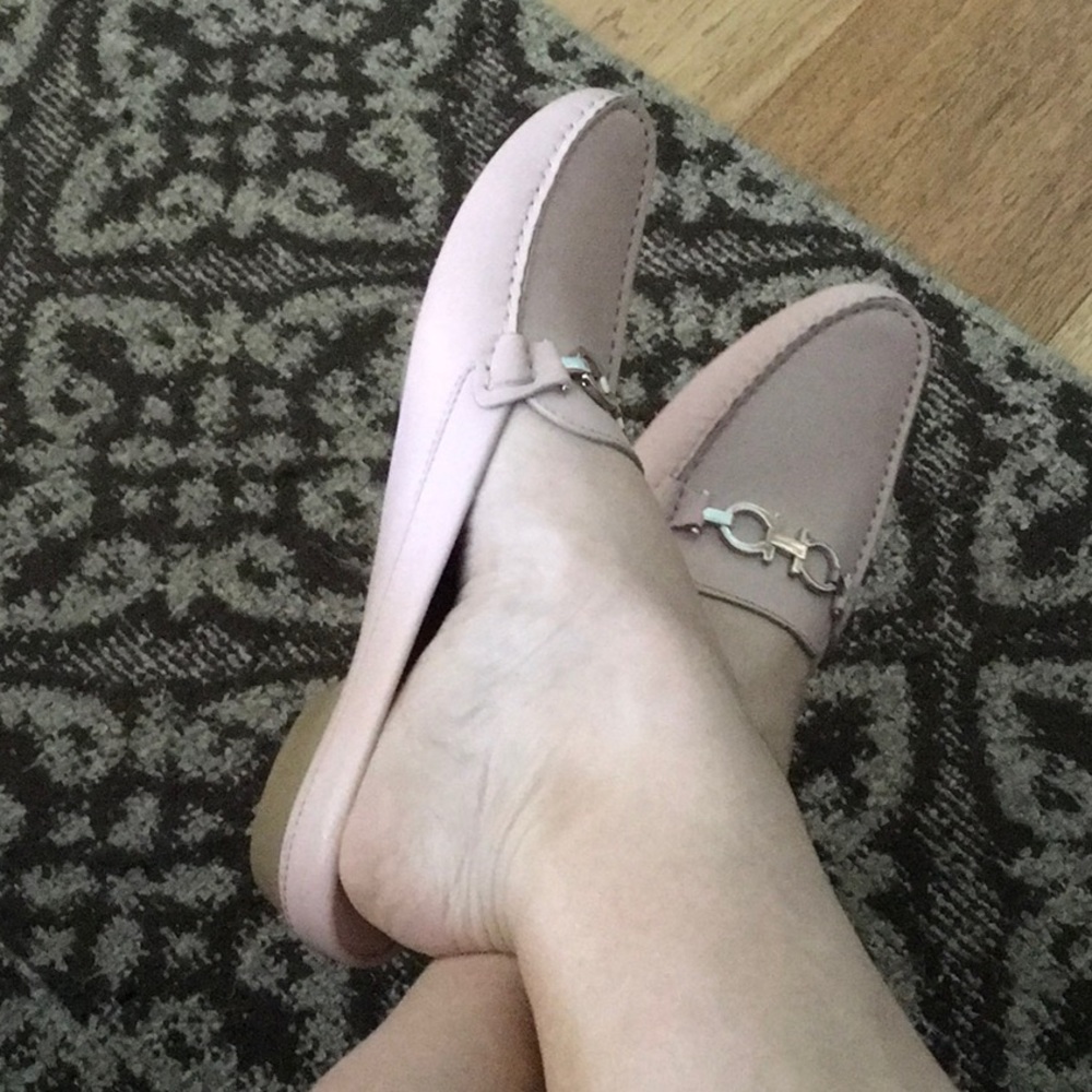 Light pink Salvatore Ferragamo mules size 9b